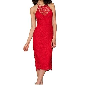 ❤️SPECIAL❤️ YUMI KIM She's Mine Lace Dress in Red